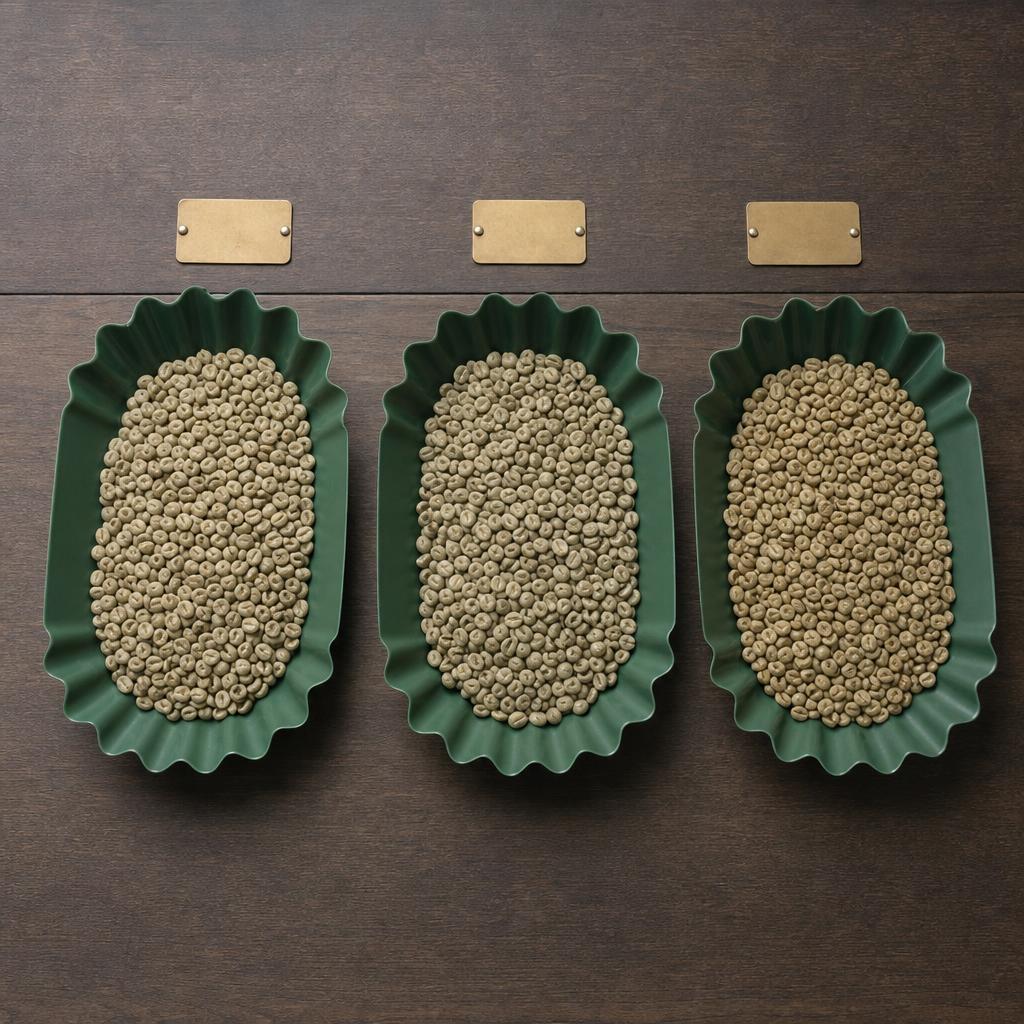 Other official grades green coffee